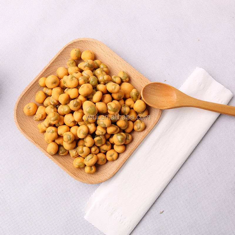 Fried Green Peas Manufacturer - OEM Vegan Spicy Crispy Low Price