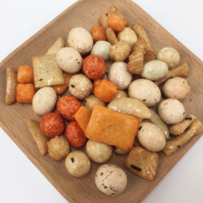 Mixed Rice Crackers Supplier - OEM Savory Vegan Vegetarian Snack