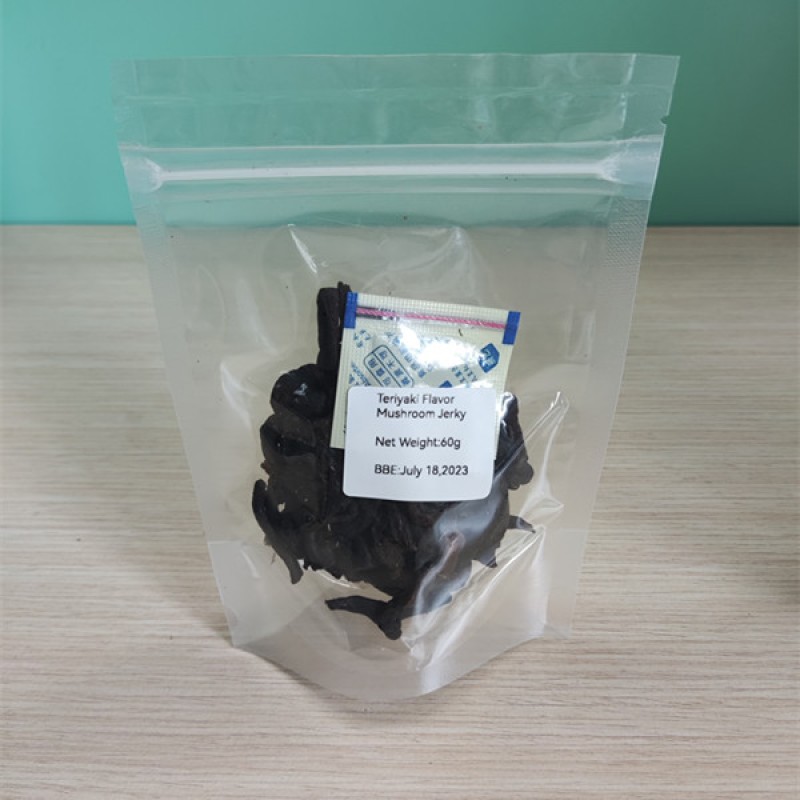 Vegan Mushroom Jerky Manufacturer - OEM Black Pepper Vegetarian Meat