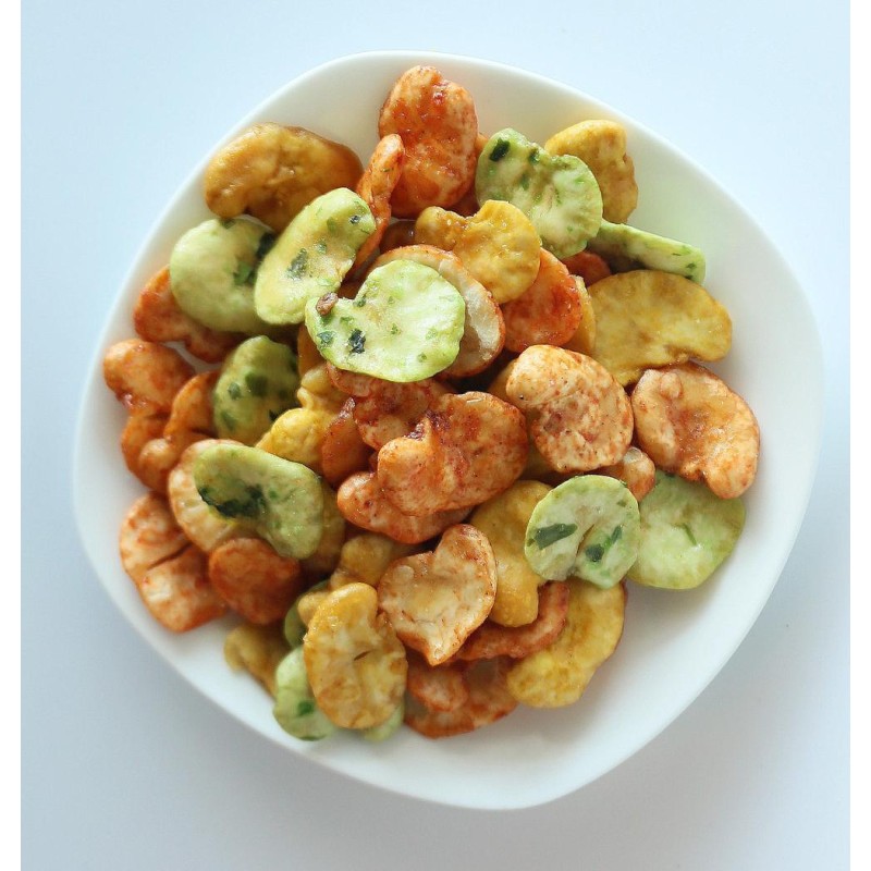 Canned Broad Bean Chips Supplier - OEM Garlic Egypt Flavor BRC Certificate