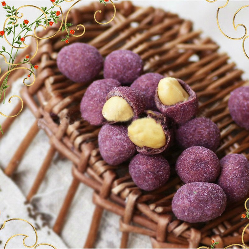 Purple Sweet Potato Peanuts Supplier - OEM Exotic Snack Vegan