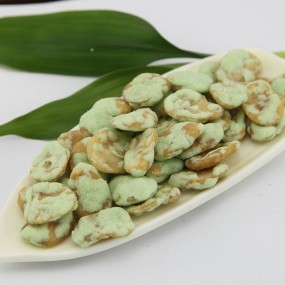 Wasabi Broad Bean Chips Manufacturer - BRC Certificate Low Fat Snacks