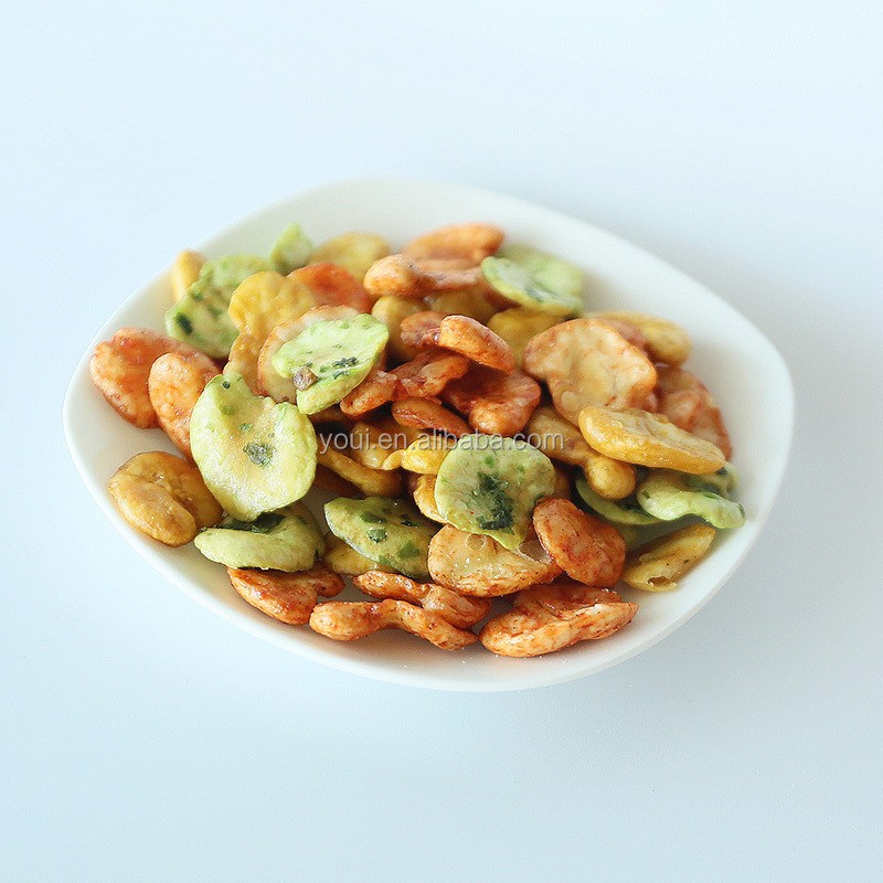 Curry Fava Bean Snacks Manufacturer - OEM Mixed Seaweed Spicy Flavor