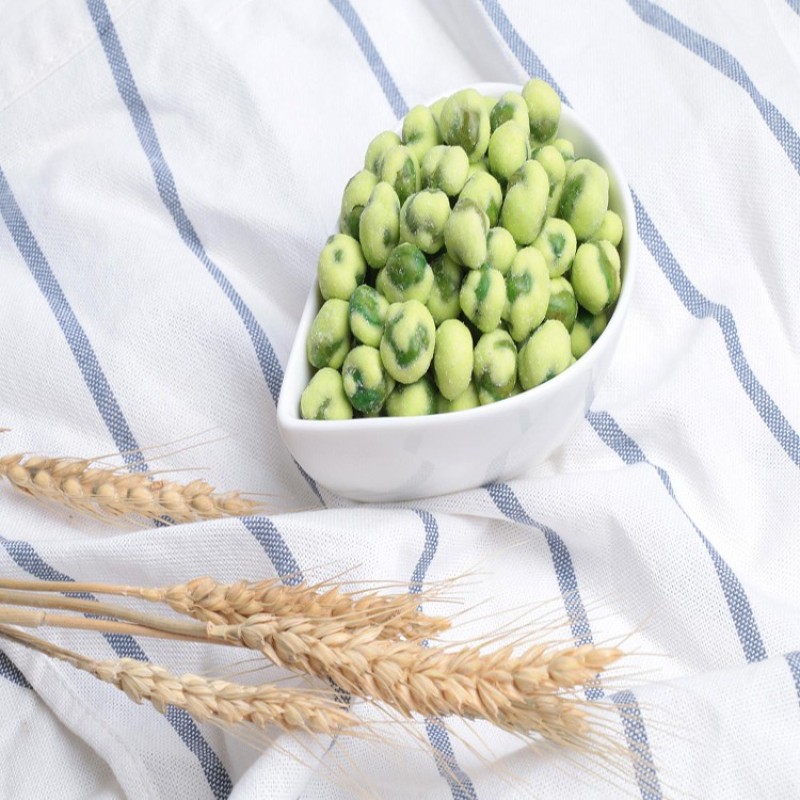Green Peas Snack Manufacturer - OEM Natural Wasabi Flavor Healthy
