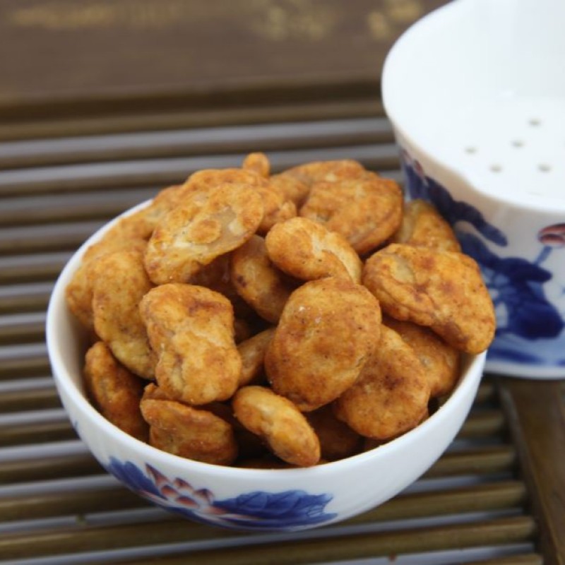 BBQ Broad Bean Chips Factory - BRC Certificate Low Fat Fava Bean Snacks