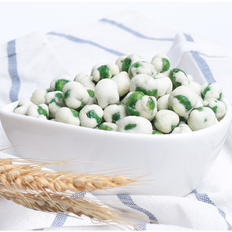 Coated Green Peas Manufacturer - OEM Garlic Onion Flavor Vegan Halal