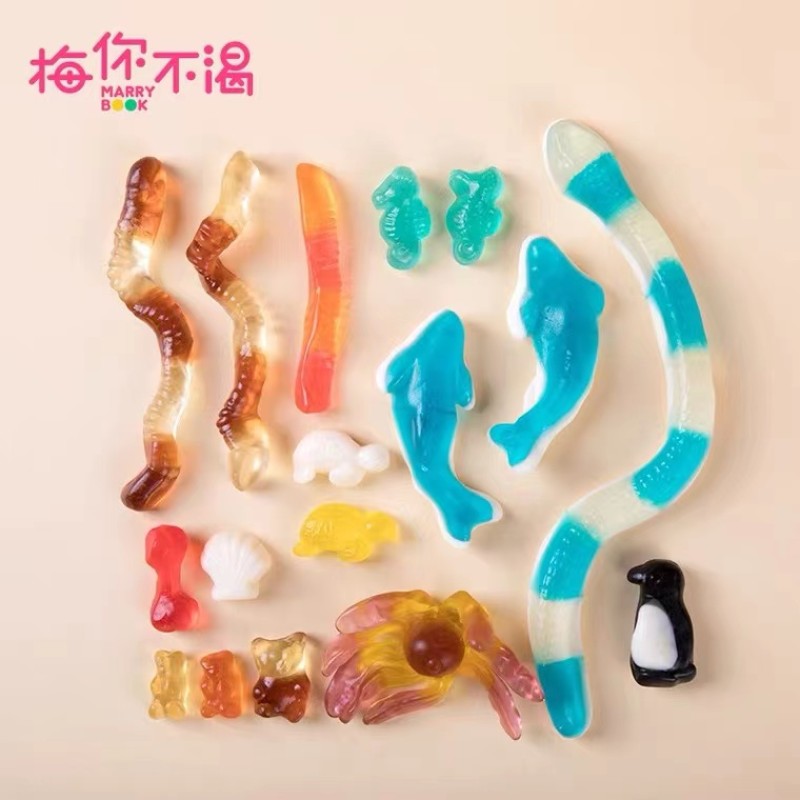 Soft Candy Jelly Factory - OEM Creative Shape Wholesale Fudge Snacks