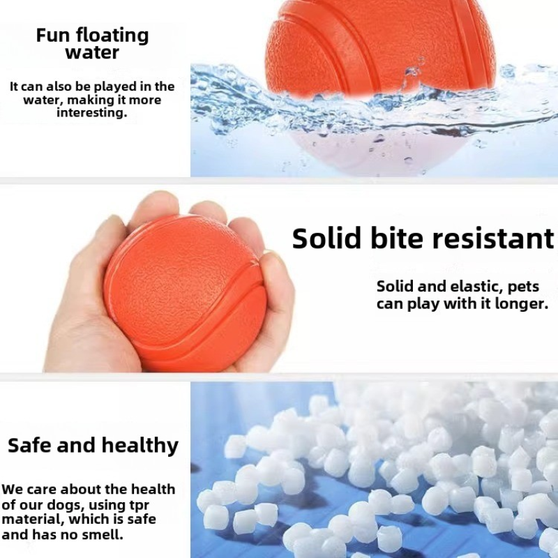 Pet Toy Supplier - Huayuan Factory Direct Sale Squeaky Rubber Ball for Dogs