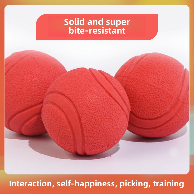 Pet Toy Supplier - Huayuan Factory Direct Sale Squeaky Rubber Ball for Dogs