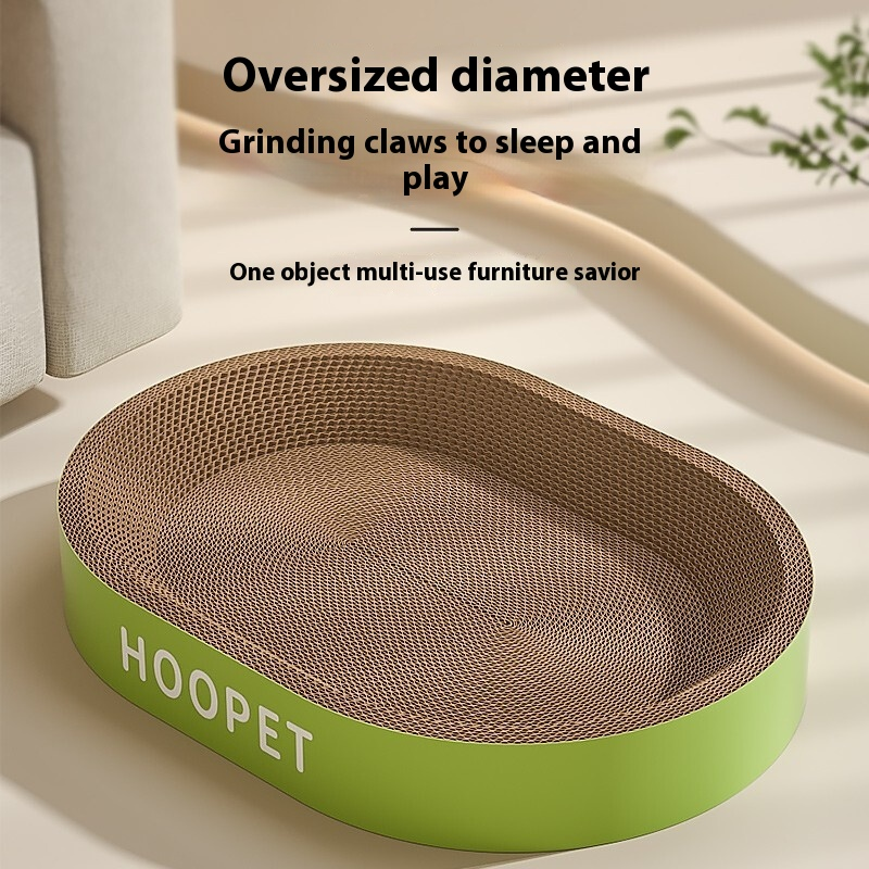 Cat Scratching Nest Manufacturer - Wear-Resistant Integrated Corrugated Paper Disc Claw Grinding