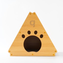 Triangle Cat Scratcher Manufacturer - Sustainable Wood Paper Scratch Board Pad