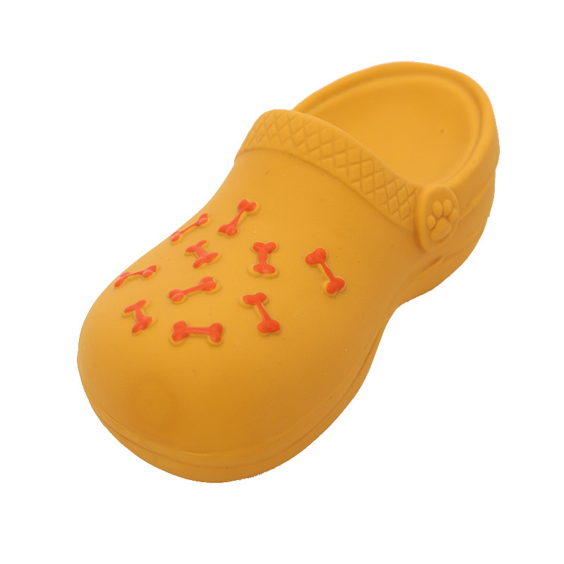 Large Dog Toy Manufacturer - Eco-Friendly Bite-Resistant Latex Slippers Self-Stimulating