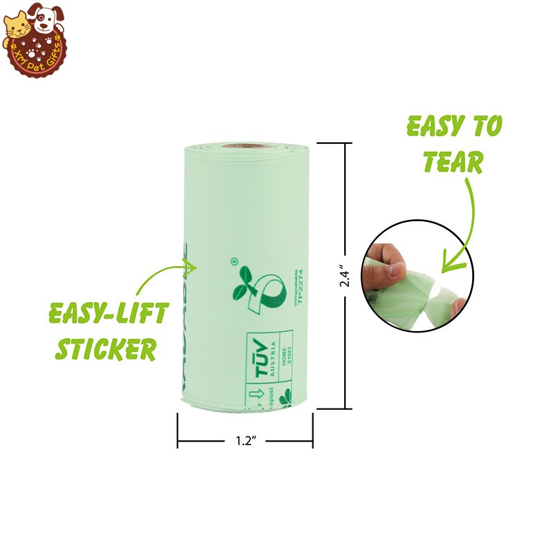 Cornstarch Bag Factory - Custom Scented Eco Friendly Compostable Biodegradable with Handle