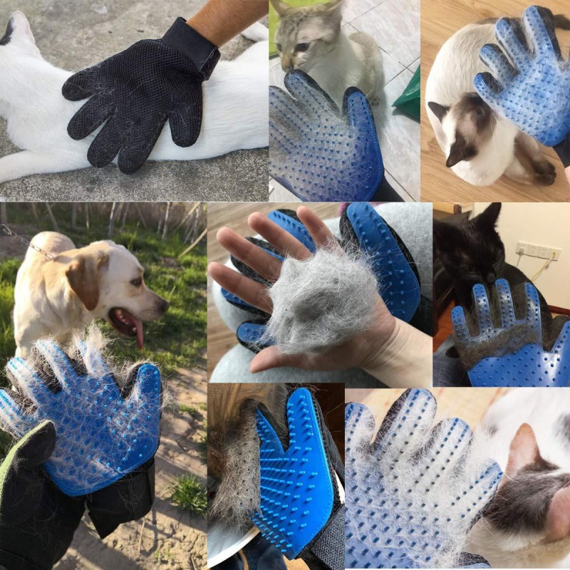Deshedding Glove Manufacturer - Upgraded 259 Pins Efficient Massage Gentle Brush Glove