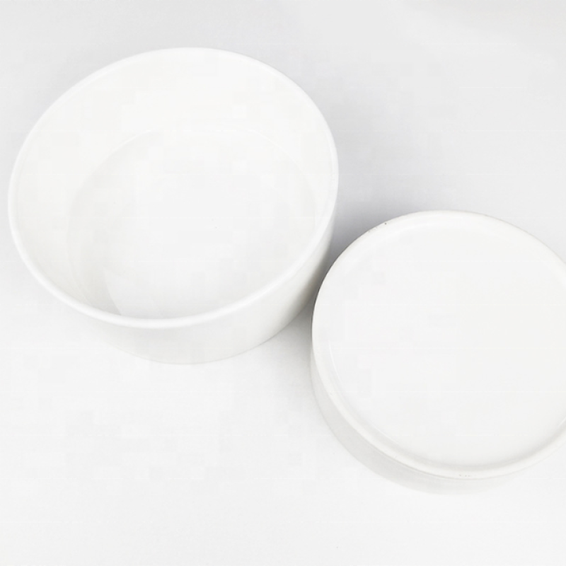 Sublimation Bowl Factory - White Blank Dog Cat Bowls Coated Ceramic Pet Bowl Custom