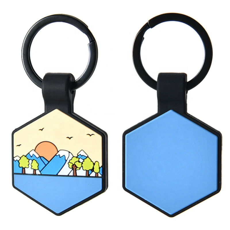 Silicone Pet Tag Supplier - Hexagonal Lightweight Eco-Friendly Double-Sided Engravable