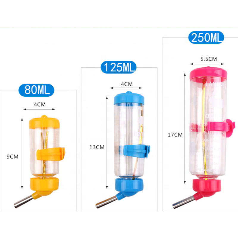 Pet Drinking Bottle Factory - 125ml Plastic Hamster Drinking Bottle Small Animals