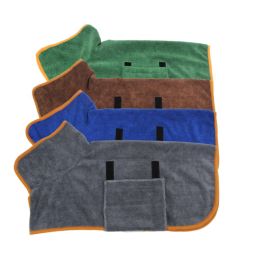 Dog Bathrobe Supplier - Super Absorbent Microfiber Fast Drying Pet Bath Towel