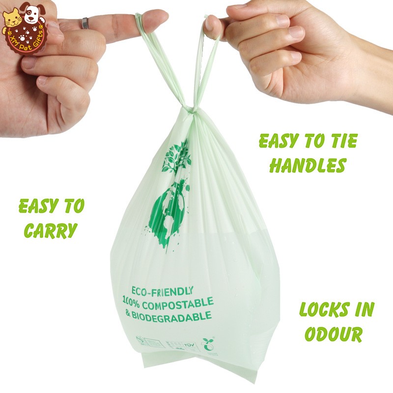 Cornstarch Bag Factory - Custom Scented Eco Friendly Compostable Biodegradable with Handle