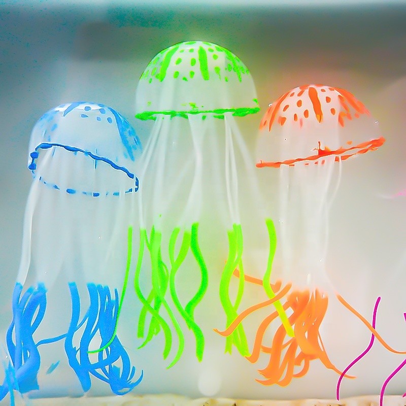Silicone Jellyfish Manufacturer - Lifelike Artificial Soft for Aquarium Floating Decoration
