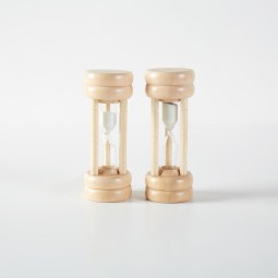 Sand Timer Supplier - Custom Traditional Modern Glass Wood Colorful 3-Minute Hourglasses