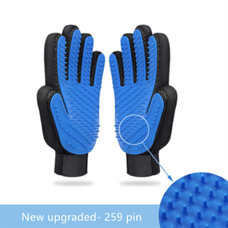 Deshedding Glove Manufacturer - Upgraded 259 Pins Efficient Massage Gentle Brush Glove