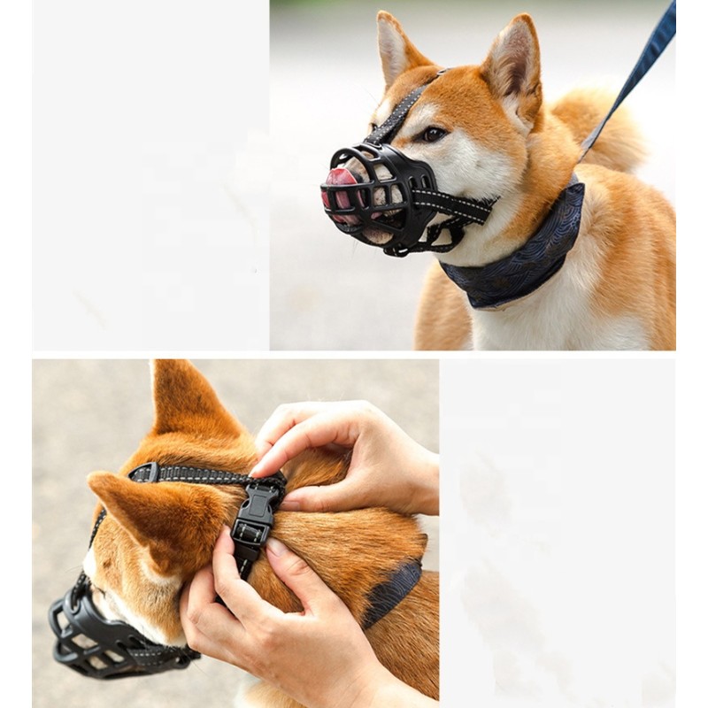 Pet Mask Supplier - Breathable Anti-biting Anti-barking Anti-accidental Eating Reinforced