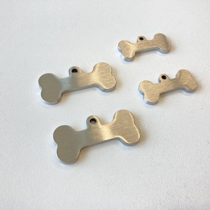 Stainless Steel Dog Tag Manufacturer - 3MM Bone-Shaped Laser Engravable Pet ID