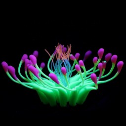 Aquarium Decor Factory - Software Silicone Coral Water Plant Colorful Plastic Luminous