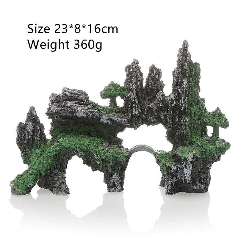 Aquarium Ornament Factory - New Landscape Decoration Eco-Friendly Resin Artificial Mountain
