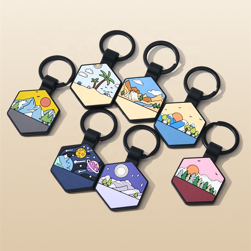 Silicone Pet Tag Supplier - Hexagonal Lightweight Eco-Friendly Double-Sided Engravable
