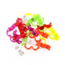 Bird Foot Ring Manufacturer - 100pcs/Bag Opening Clasp Can Be Lettered Plastic Identification