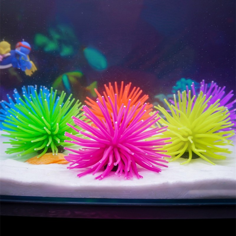 Silicone Sea Urchin Factory - Artificial Soft Ornament Aquarium Decor Landscaping