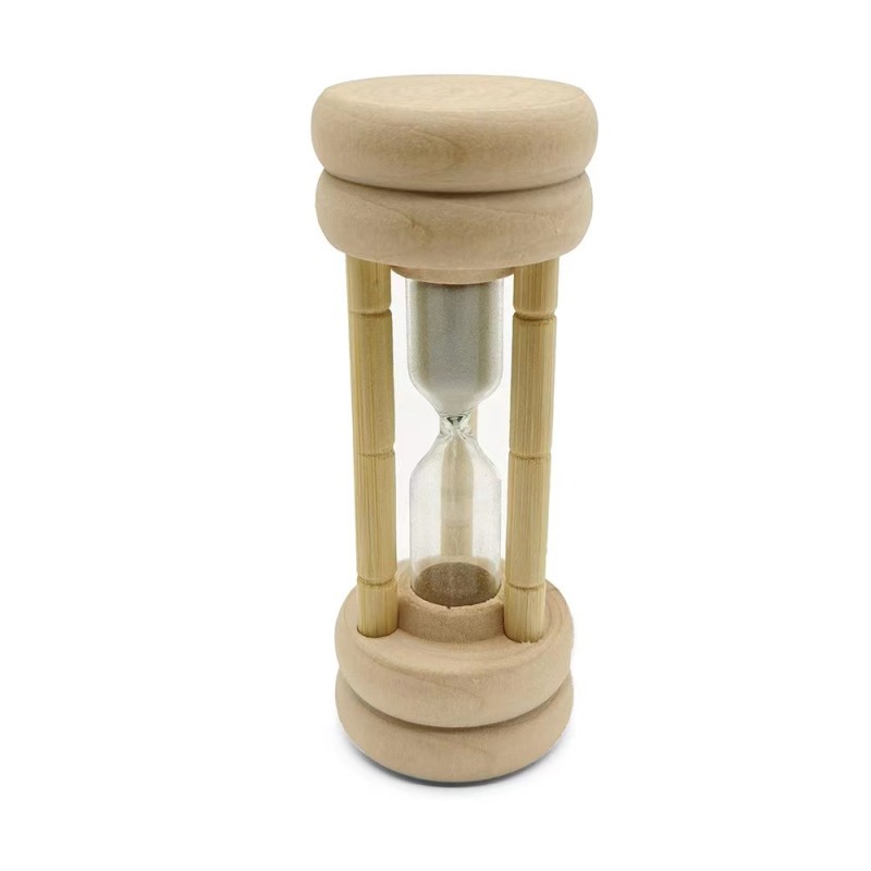 Sand Timer Supplier - Custom Traditional Modern Glass Wood Colorful 3-Minute Hourglasses