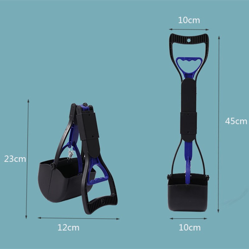 Long Handle Scooper Factory - New Size 45cm Easy Carry Cleaning Pickup for Dogs