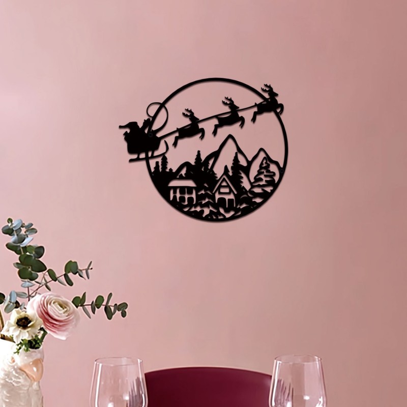 Wall Decoration Manufacturer - High Quality Modern Creative Christmas Theme Cartoon Iron