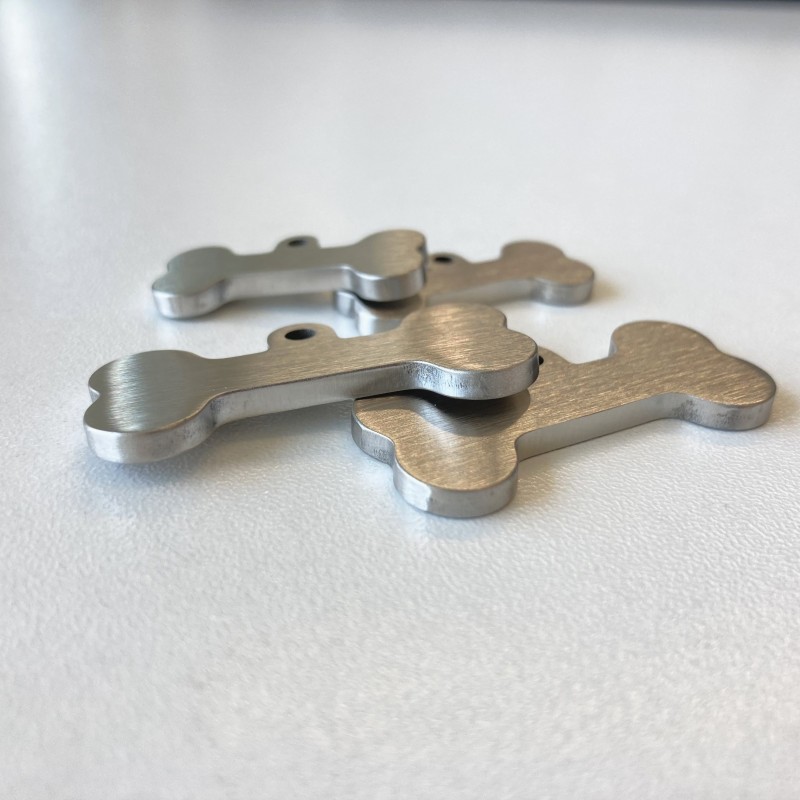Stainless Steel Dog Tag Manufacturer - 3MM Bone-Shaped Laser Engravable Pet ID
