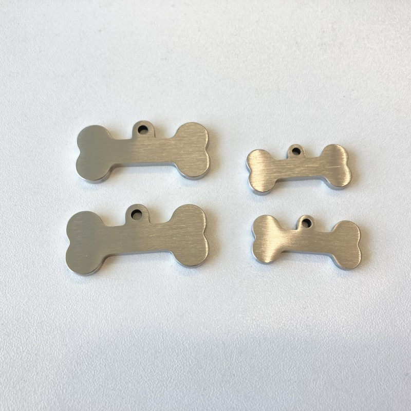 Stainless Steel Dog Tag Manufacturer - 3MM Bone-Shaped Laser Engravable Pet ID