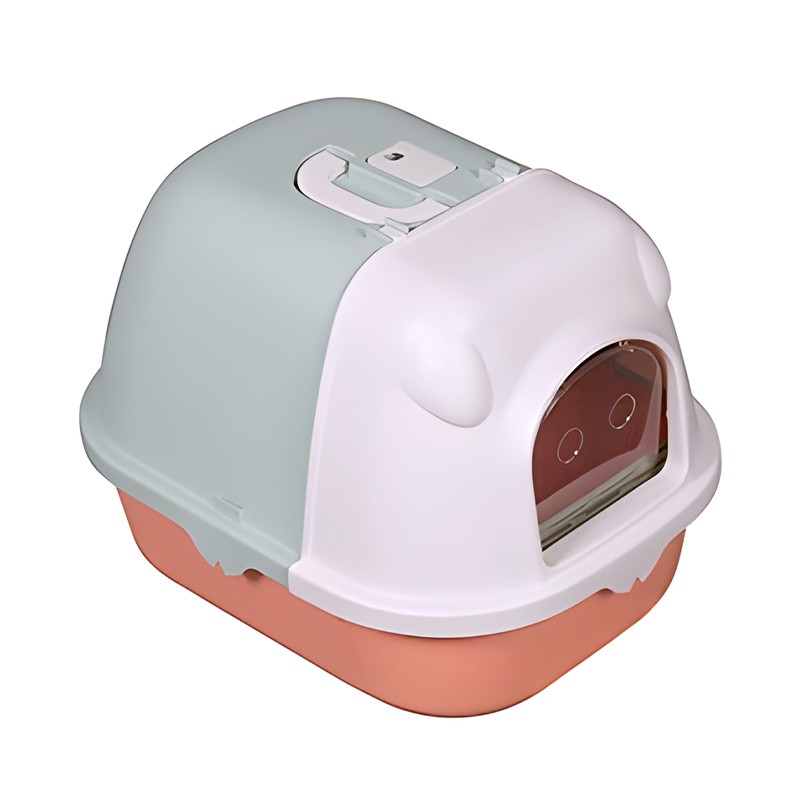 Portable Cat Litter Box Manufacturer - Cute Multi-Color Transparent Door