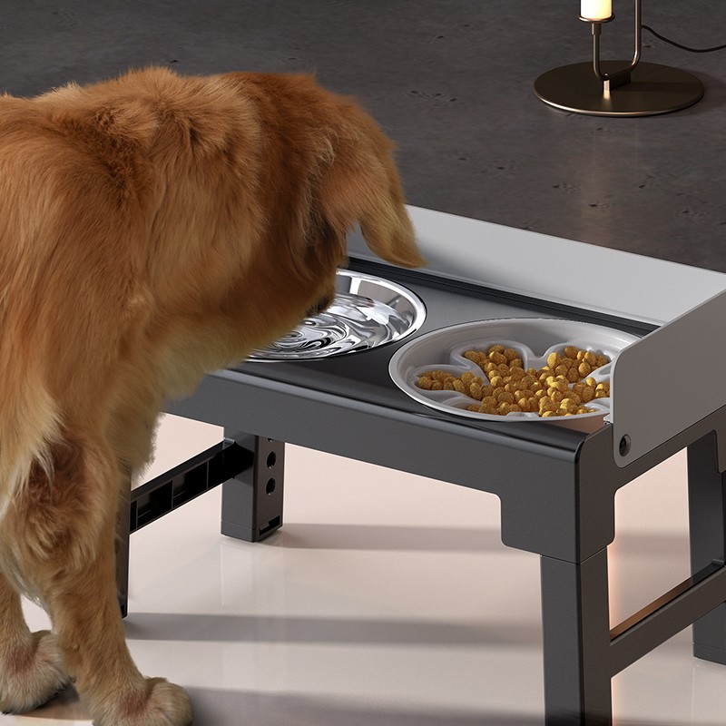 Stainless Steel Dog Food Bowl Factory - Adjustable Heights OEM ODM