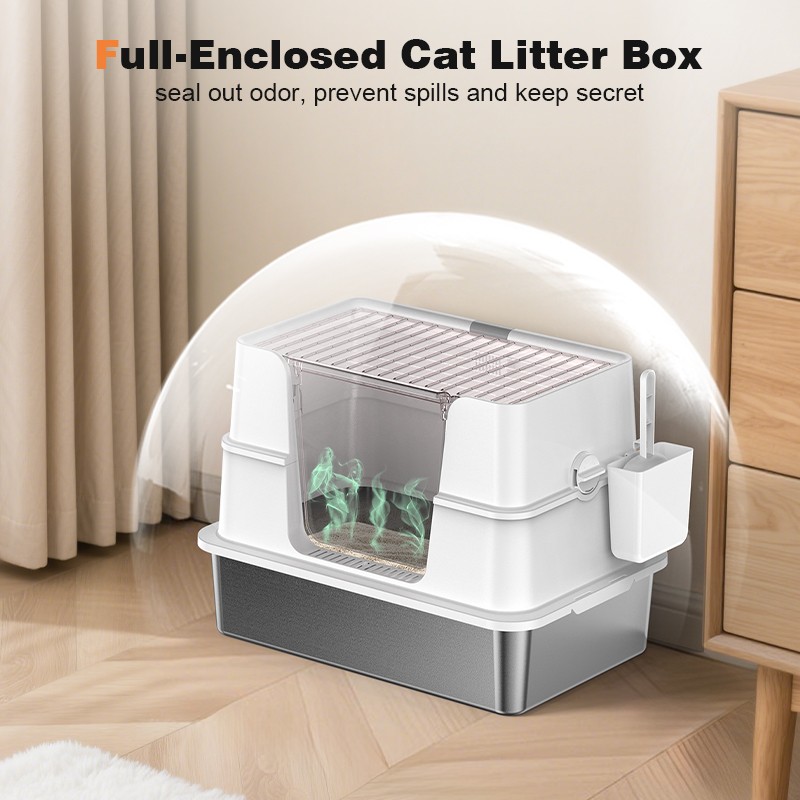 Cat Litter Tray Factory - High-Durable Stainless Steel Double Function