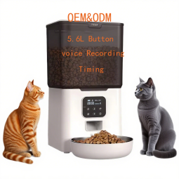 Auto Pet Food Bowl Factory - Premium 5.6L Plastic Adjustable