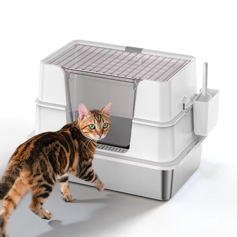 Cat Litter Tray Factory - High-Durable Stainless Steel Double Function