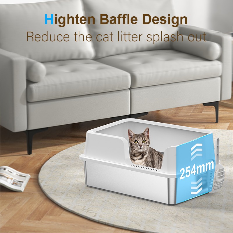 Stainless Steel Cat Litter Box Factory - Extra Large Enclosed Rust Proof
