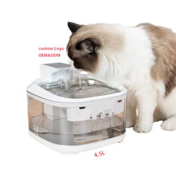 Automatic Dog Water Fountain Manufacturer - 4.5L Large Capacity Wireless