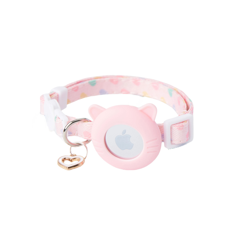 Cat Collar Manufacturer - Breakaway Safety with Protective Holder AirTag-Compatible Adjustable