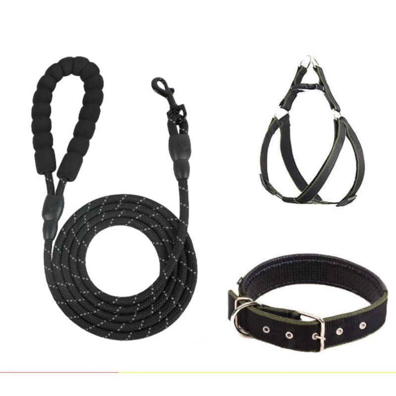 Dog Harness Supplier - Adjustable Water-Proof Durable 3M-5M Polyester Leash Reflective