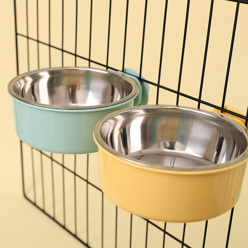Hanging Dog Bowl Manufacturer - Eco-Friendly Stainless Steel Anti-Knock Over Leak Proof for Cage