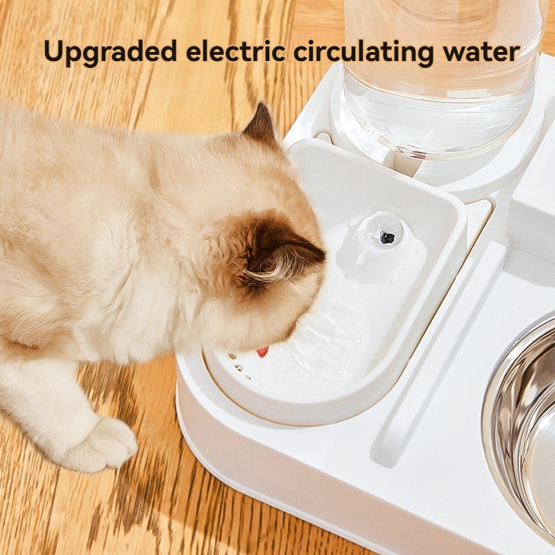 Automatic Pet Bowl Supplier - Mute Circulation 1.5L Feeders Bottle Large Capacity Integrated