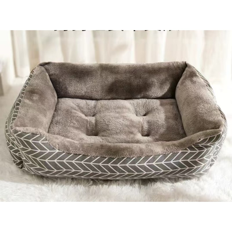 Dog Bed Factory - Large Waterproof Removable Washable Warm Ultra Plush Faux Fur Pet Bed